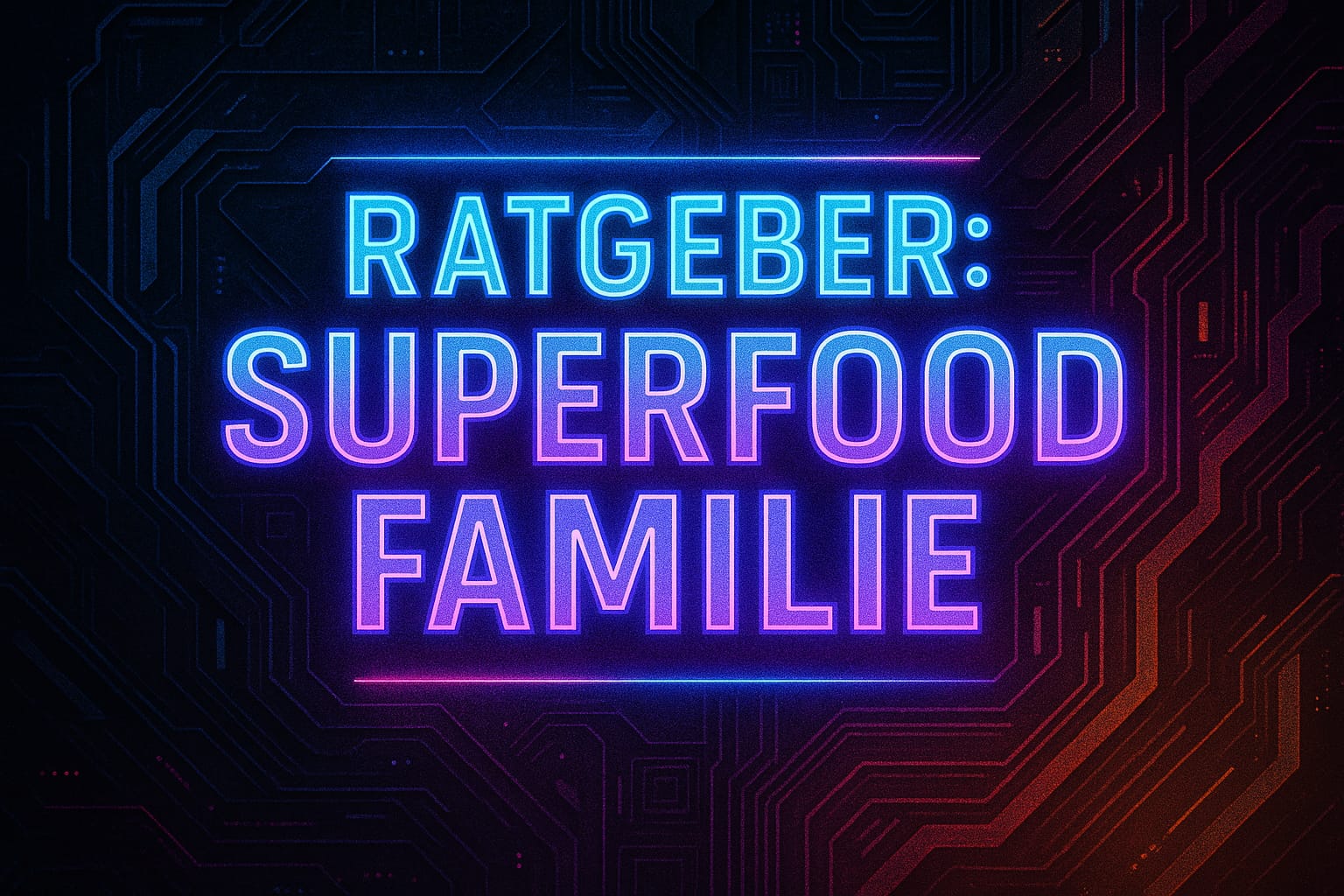 Ratgeber: Superfood Familie